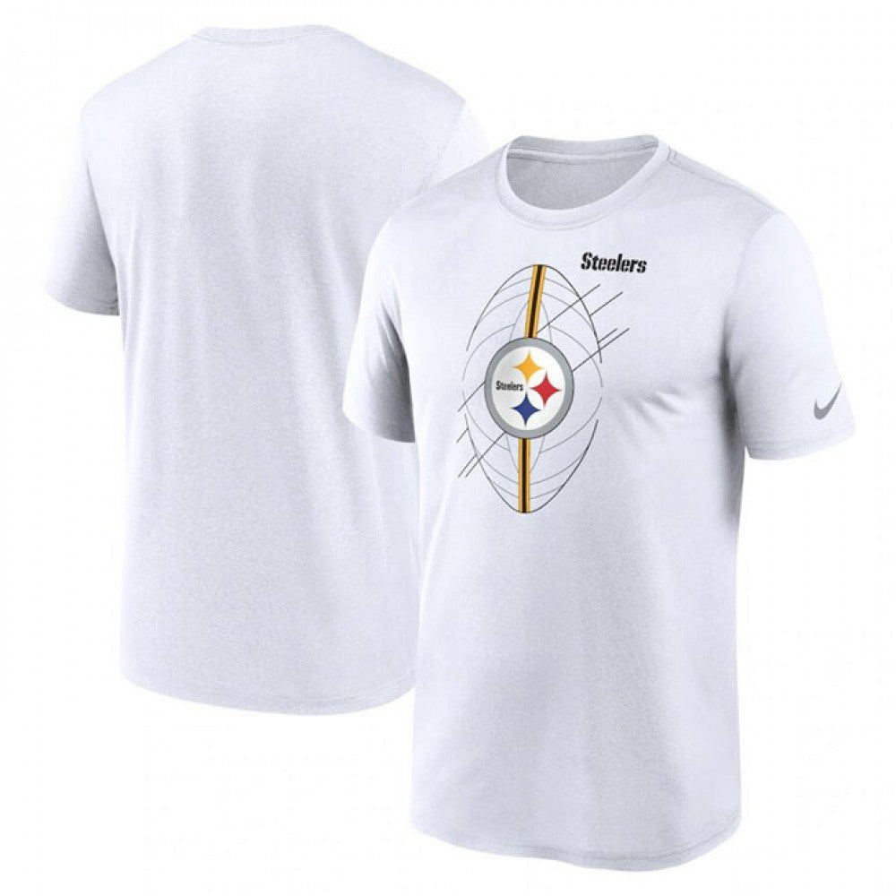 Men's Pittsburgh Steelers White Legend Icon Performance T-Shirt 