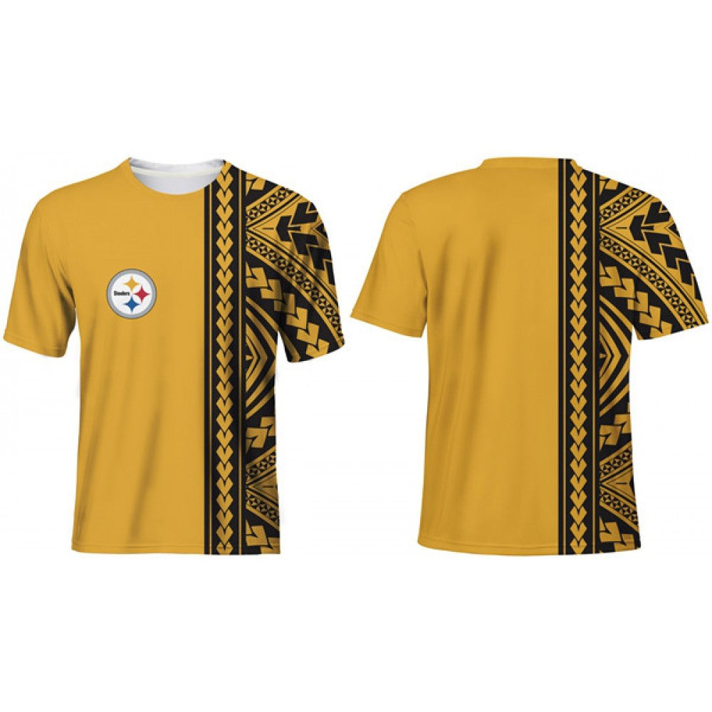 Men's Pittsburgh Steelers Yellow T-Shirt 