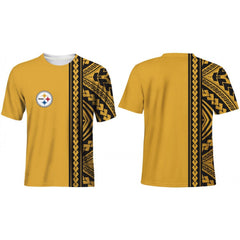 Men's Pittsburgh Steelers Yellow T-Shirt 