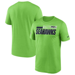Men's Seattle Seahawks 2020 Green Sideline Impact Legend Performance T-Shirt 