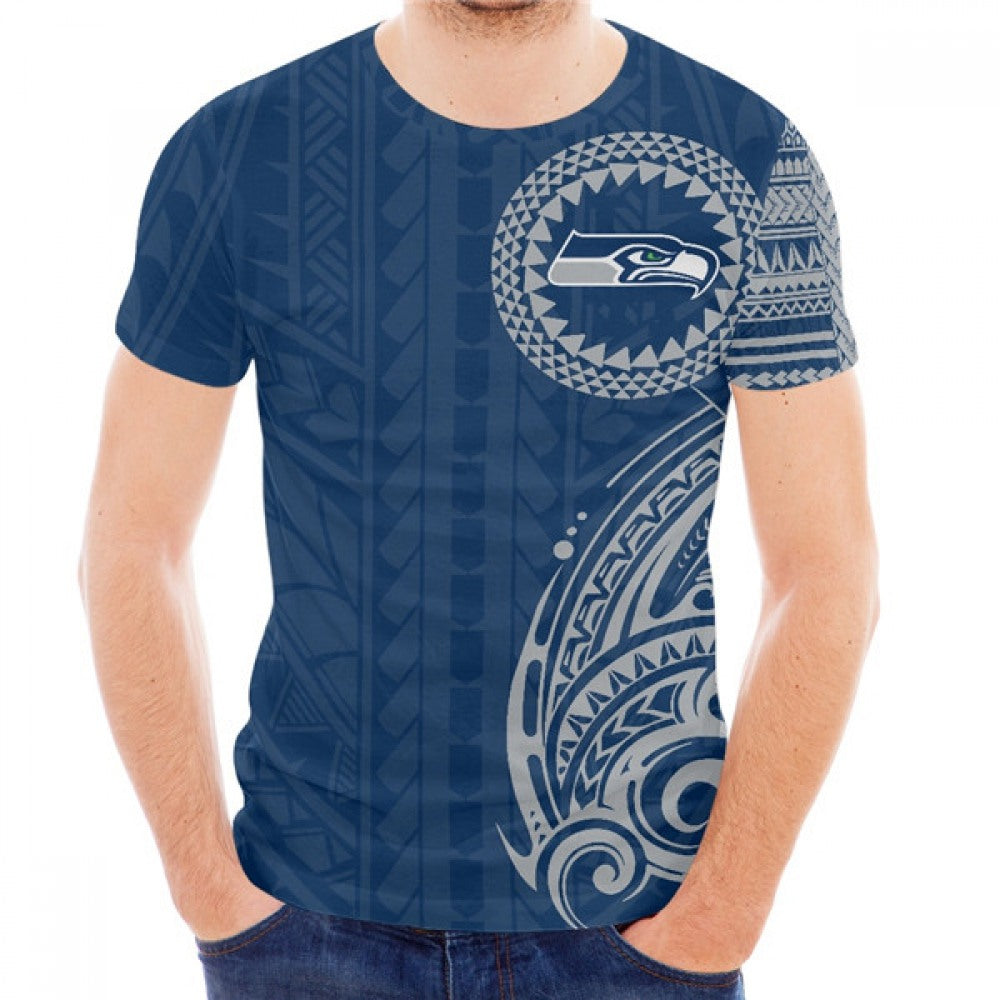 Men's Seattle Seahawks Navy T-Shirt 