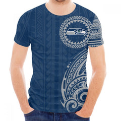 Men's Seattle Seahawks Navy T-Shirt 