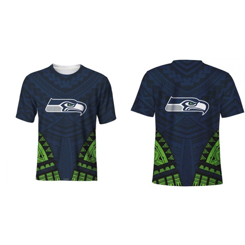 Men's Seattle Seahawks Navy T-Shirt 