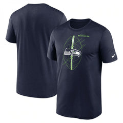 Men's Seattle Seahawks Navy Legend Icon Performance T-Shirt 