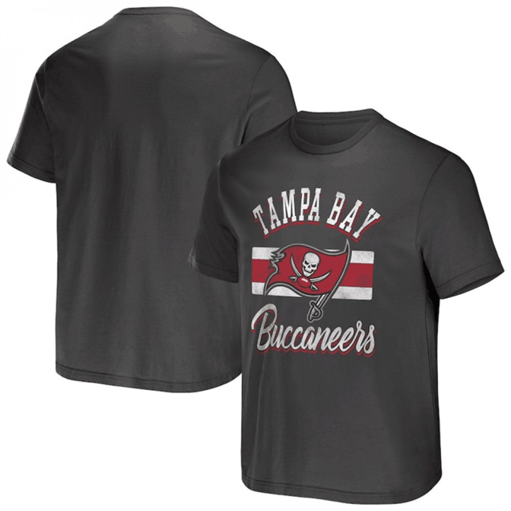 Men's Tampa Bay Buccaneers Black x Darius Rucker Collection Stripe T-Shirt 