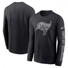Men's Tampa Bay Buccaneers Black Long Sleeve T-Shirt 