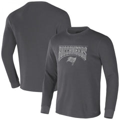 Men's Tampa Bay Buccaneers X Darius Rucker Collection Charcoal Long Sleeve Thermal T-Shirt 