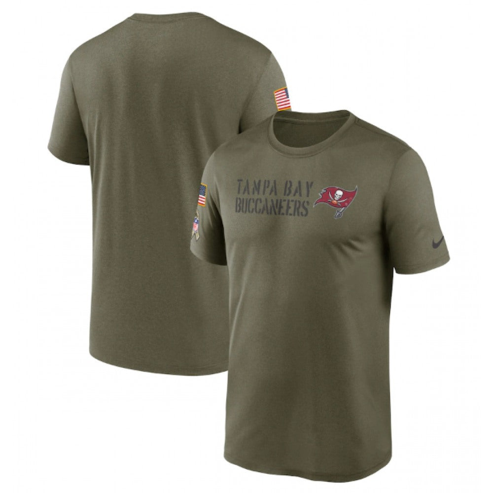 Men's Tampa Bay Buccaneers Olive 2022 Salute to Service Legend Team T-Shirt 