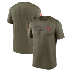 Men's Tampa Bay Buccaneers Olive 2022 Salute to Service Legend Team T-Shirt 