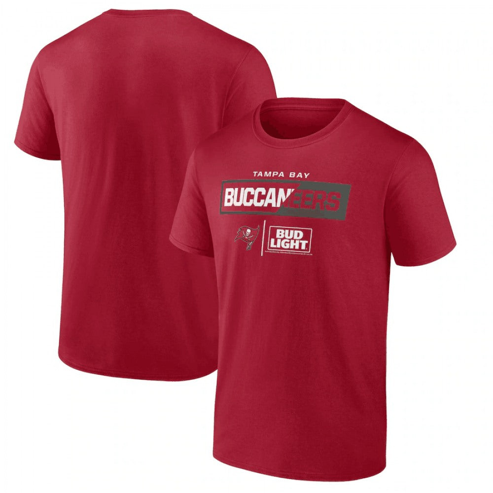 Men's Tampa Bay Buccaneers Red x Bud Light T-Shirt 