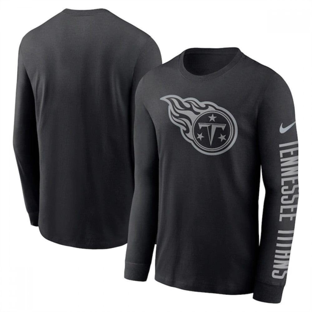 Men's Tennessee Titans Black Long Sleeve T-Shirt 