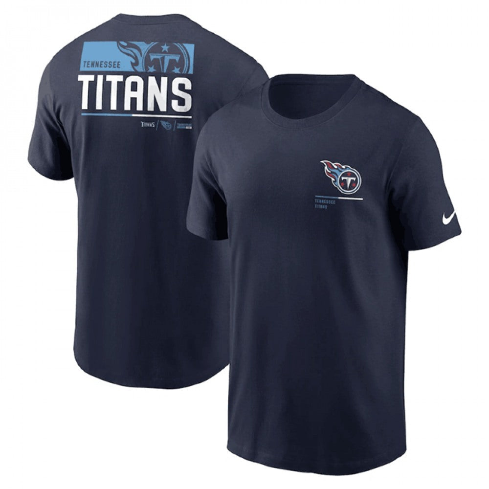 Men's Tennessee Titans Navy Team Incline T-Shirt 