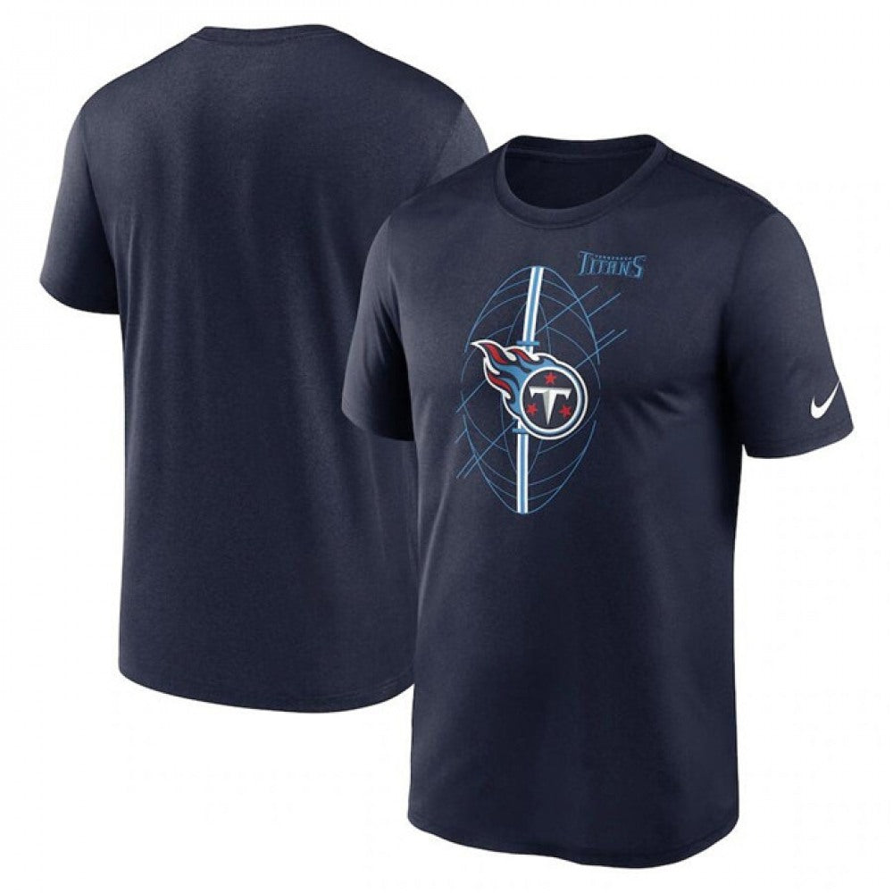 Men's Tennessee Titans Navy Legend Icon Performance T-Shirt 
