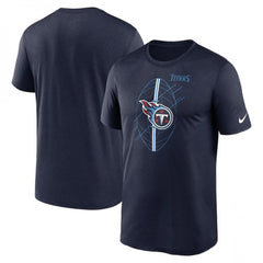 Men's Tennessee Titans Navy Legend Icon Performance T-Shirt 