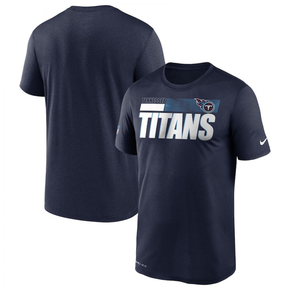 Men's Tennessee Titans 2020 Navy Sideline Impact Legend Performance T-Shirt 