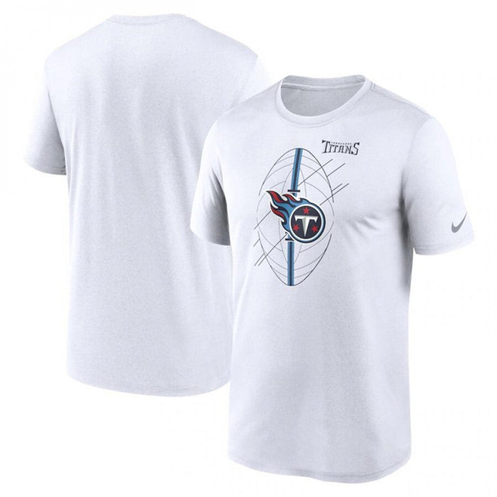 Men's Tennessee Titans White Legend Icon Performance T-Shirt 