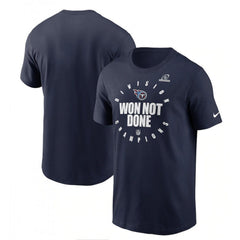 2020 Navy AFC South Division Champions NFL T-Shirt 