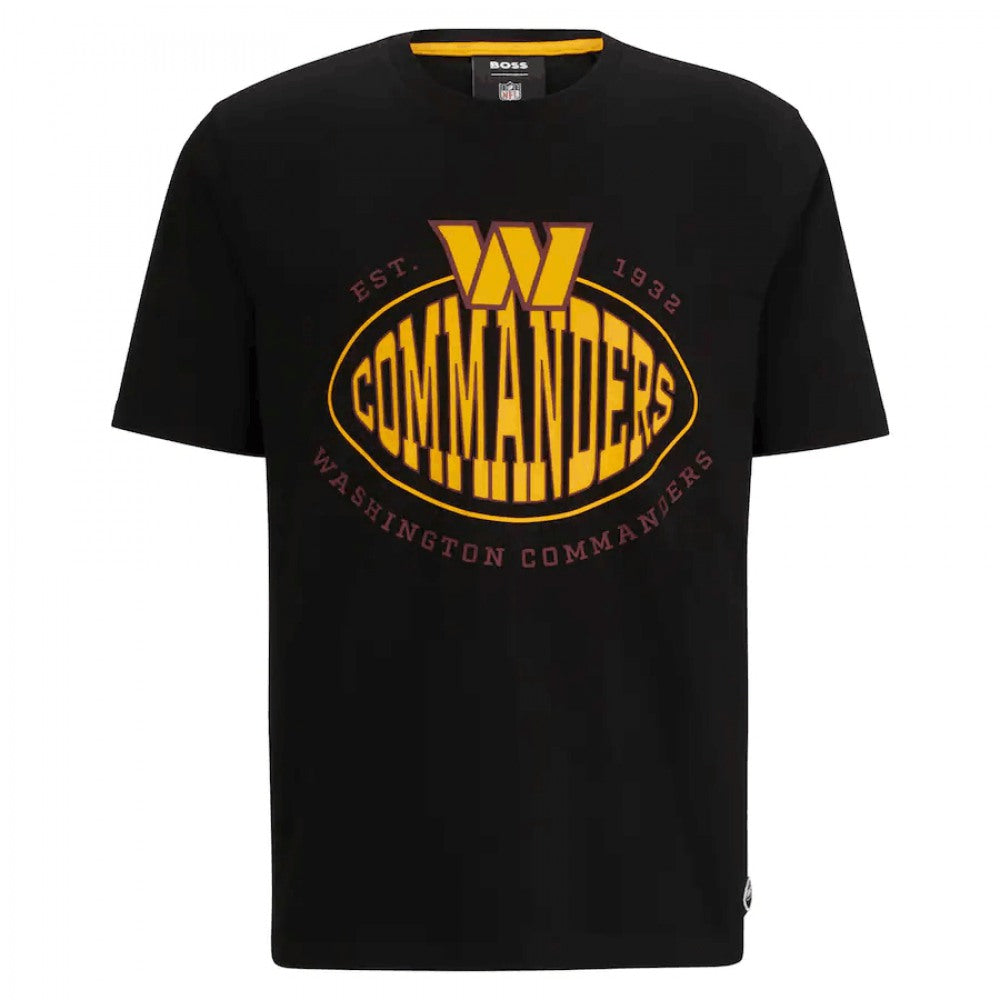 Men's Washington Commanders Black BOSS X Trap T-Shirt 