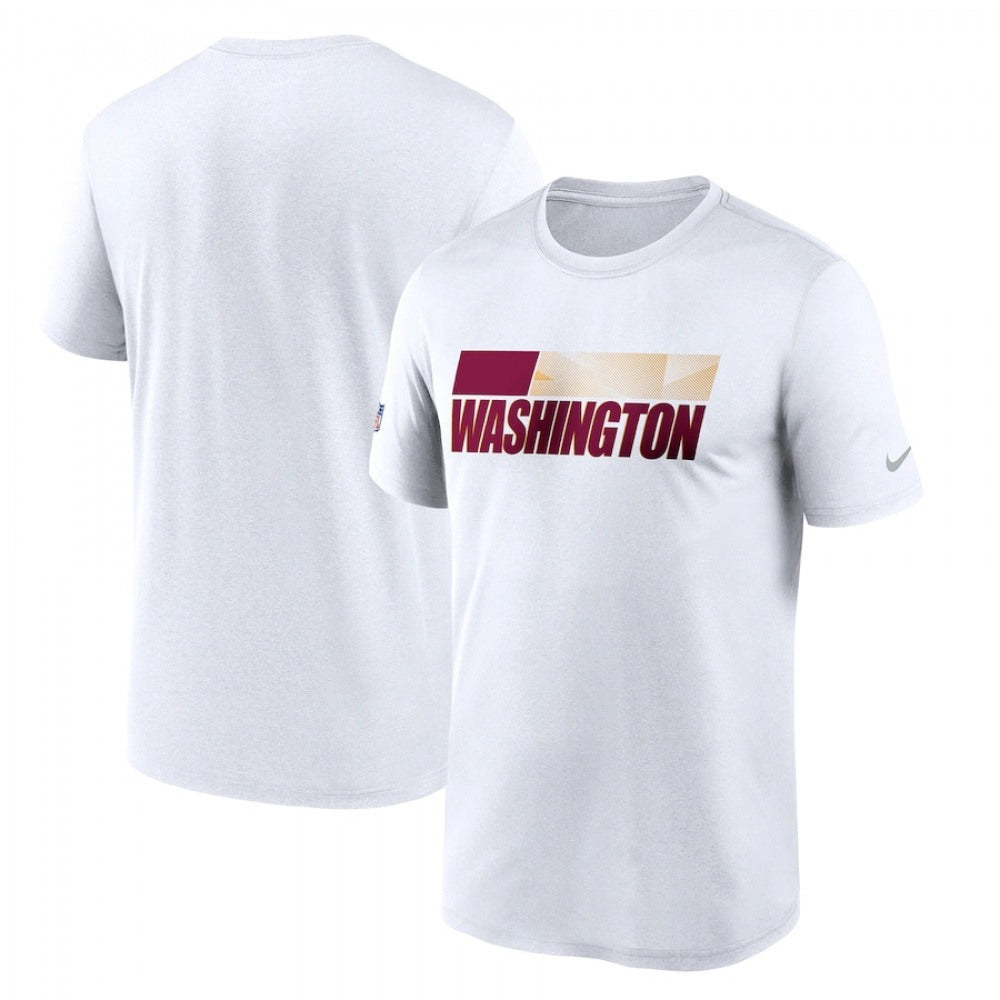 Men's Washington Football Team 2020 White Sideline Impact Legend Performance T-Shirt 