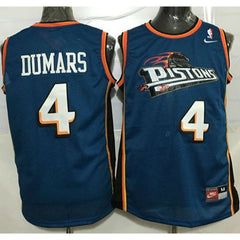 Revolution 30 Pistons #10 Greg Monroe Blue Stitched NBA Jersey