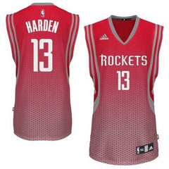 Rockets #13 James Harden Red Resonate Fashion Swingman Stitched NBA Jersey