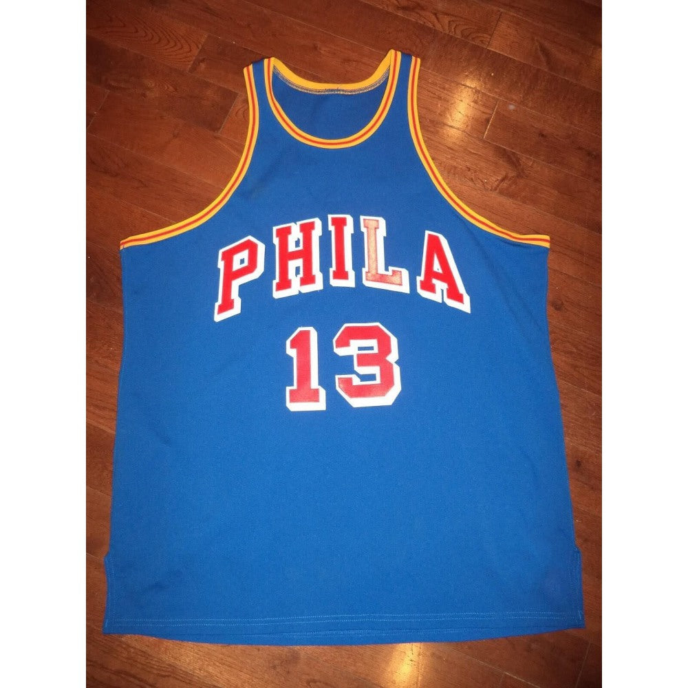 Men's Philadelphia 76ers #13 Wilt Chamberlain Royal Swingman Stitched Jersey