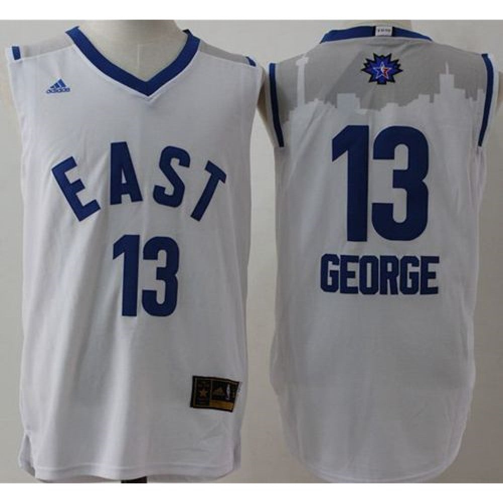 Pacers #13 Paul George White 2016 All Star Stitched NBA Jersey