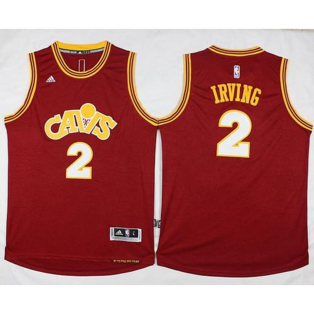 Cavaliers #2 Kyrie Irving Red CAVS Stitched NBA Jersey