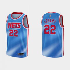 Men's Brooklyn Nets #22 Caris LeVert 2020-2021 Blue Dri-FIT Hardwood Classic Stitched NBA Jersey