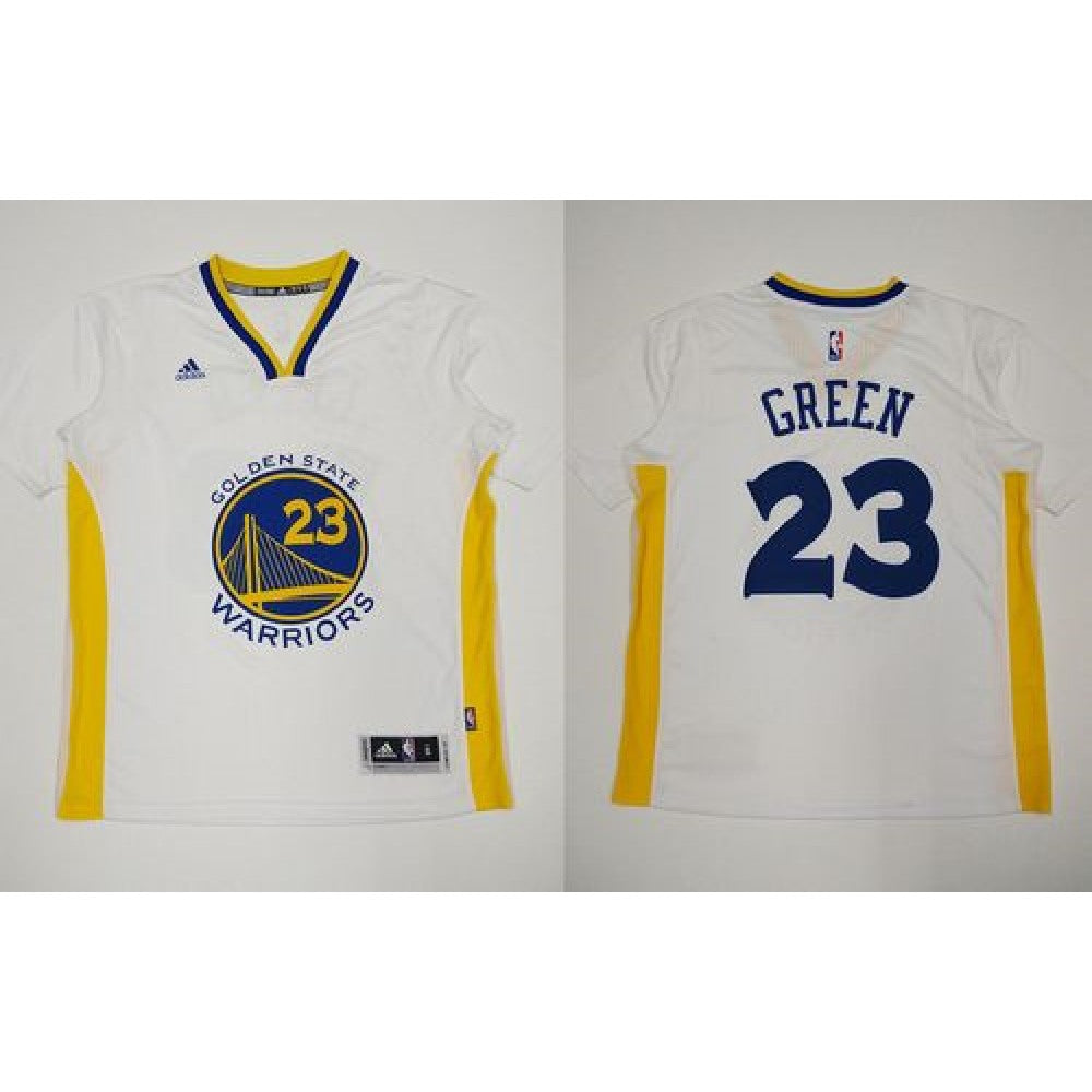 Revolution 30 Warriors #23 Draymond Green White Alternate Stitched NBA Jersey