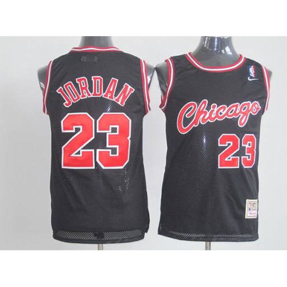 Toddlers Chicago Bulls #23 Michael Jordan Black Stitched Basketball Jersey