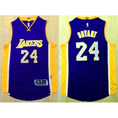 Revolution 30 Lakers #24 Kobe Bryant Purple Stitched NBA Jersey
