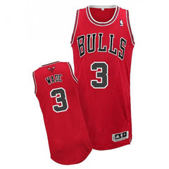Toddlers Chicago Bulls #3 Dwyane Wade Red Stitched Basketball Jersey