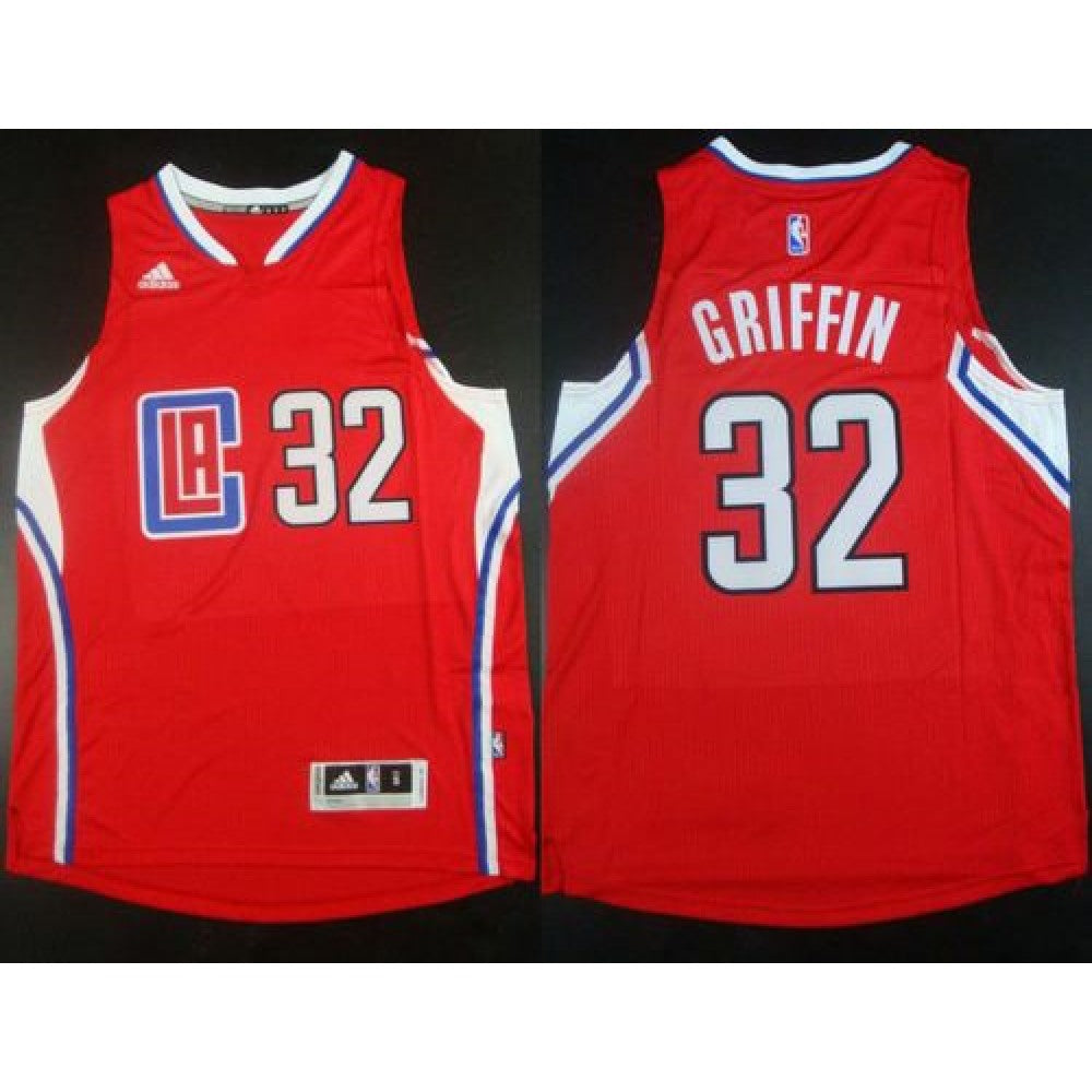 Clippers #32 Blake Griffin Stitched Red NBA Jersey