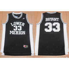 Lakers #33 Kobe Bryant Black Lower Merion High School Stitched NBA Jersey