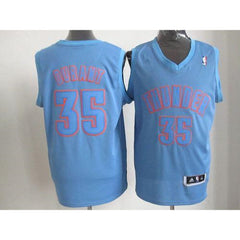 Thunder #35 Kevin Durant Blue Big Color Fashion Stitched NBA Jersey