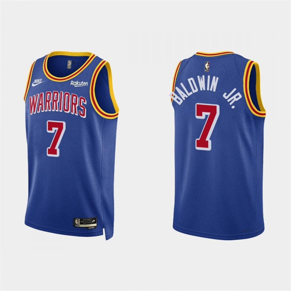 Men's Golden State Warriors #7 Patrick Baldwin Jr. 2022 Royal Stitched Basketball Jersey