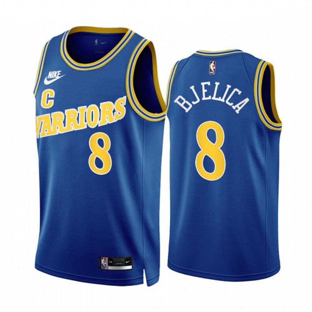 Men's Golden State Warriors #8 Nemanja Bjelica 2022/23 Royal Classic Edition Stitched Basketball Jersey