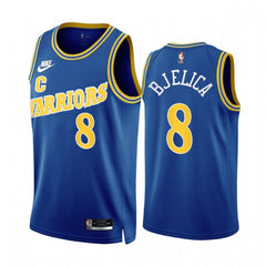 Men's Golden State Warriors #8 Nemanja Bjelica 2022/23 Royal Classic Edition Stitched Basketball Jersey