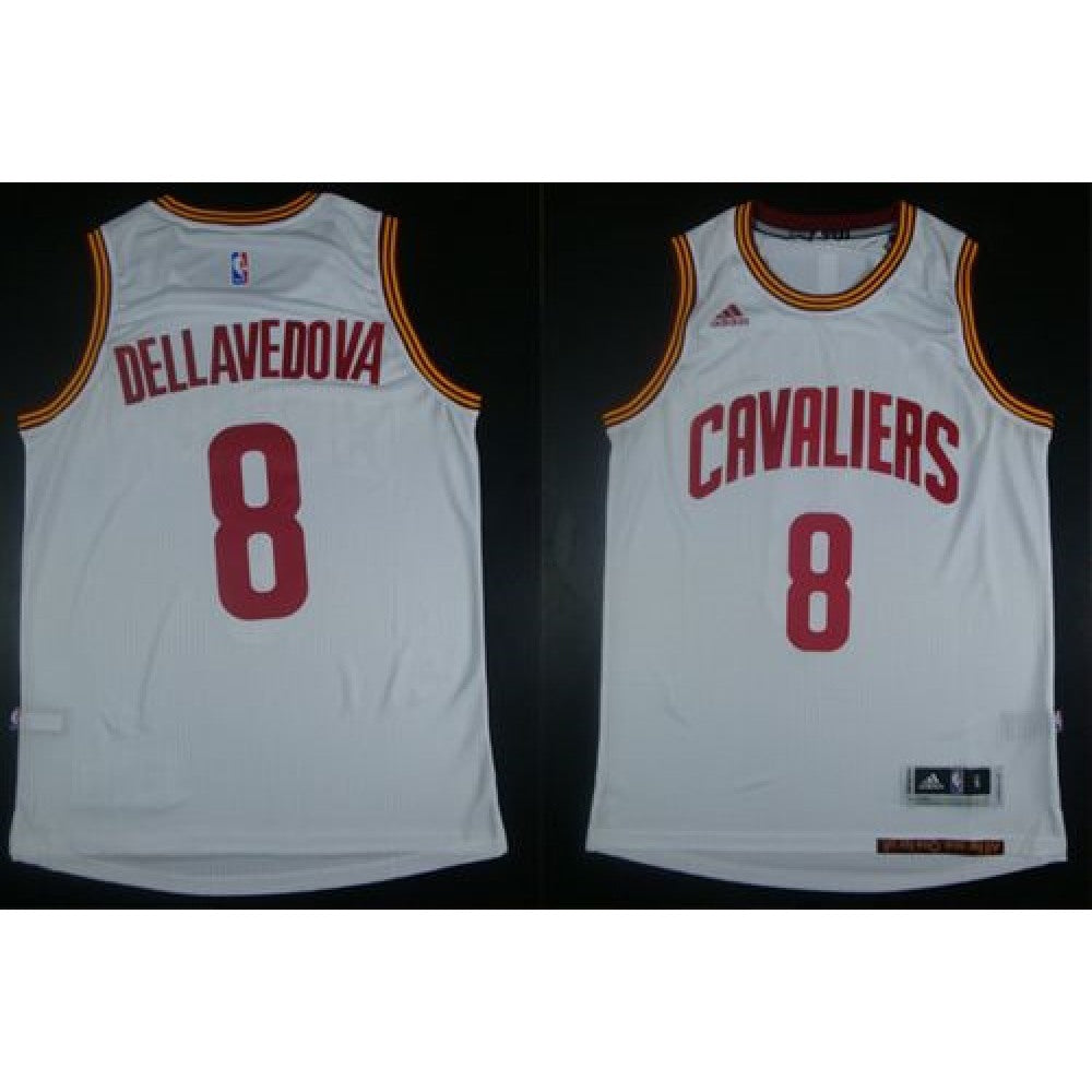 Revolution 30 Cavaliers #8 Matthew Dellavedova White Stitched NBA Jersey