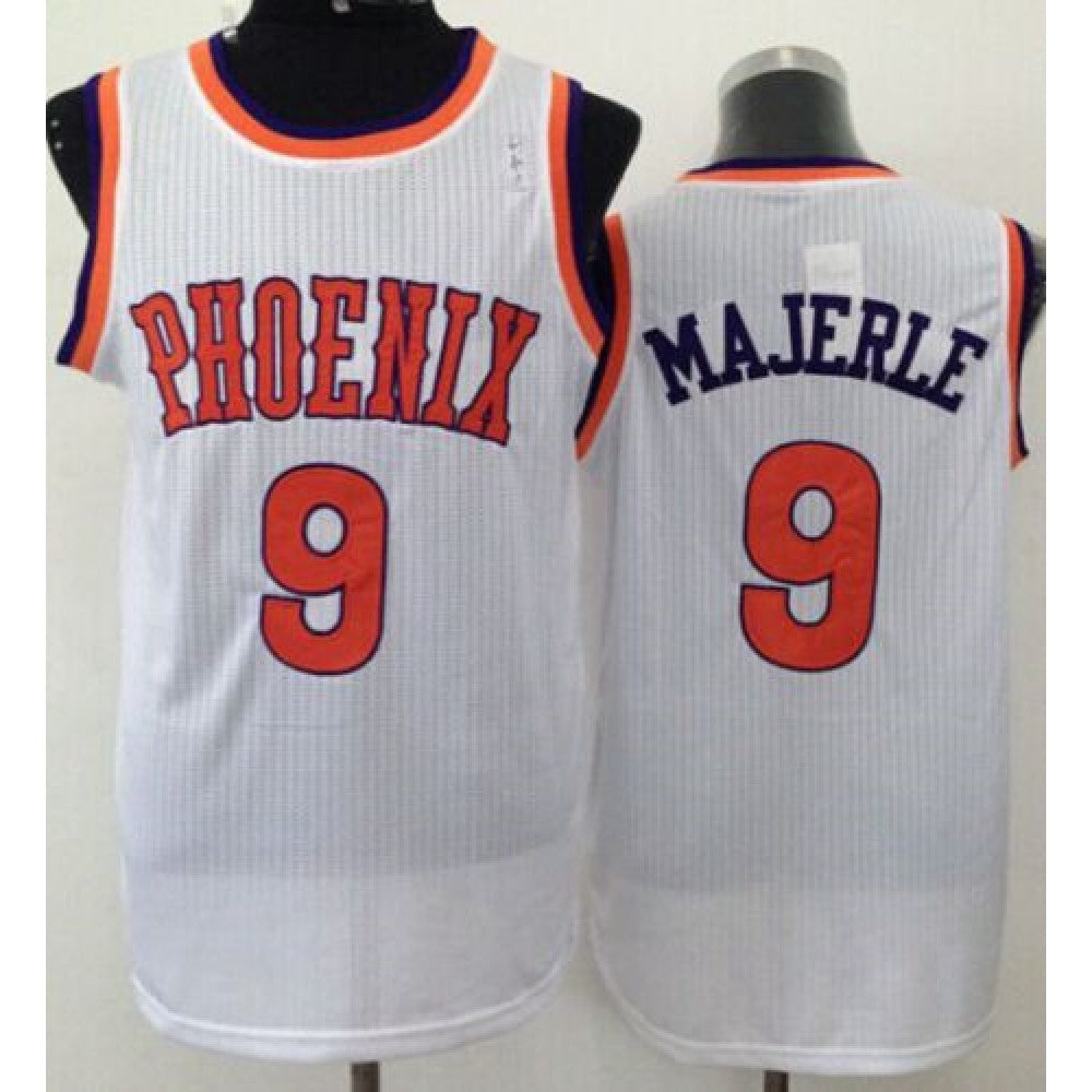 Suns #9 Dan Majerle White New Throwback Stitched NBA Jersey