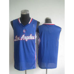 Revolution 30 Clippers Blank Blue Stitched NBA Jersey