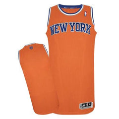 Revolution 30 Knicks Blank Orange Alternate Stitched NBA Jersey