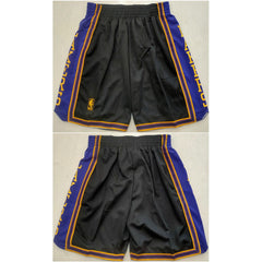 Men's Los Angeles Lakers Black Shorts (Run Small)