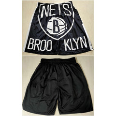 Men's Brooklyn Nets Black Mitchell&Ness Shorts (Run Small)