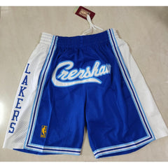 Men's Los Angeles Lakers Blue Shorts (Run Small)