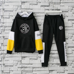 Men's Toronto Raptors 2019 Black Tracksuits Hoodie Suit