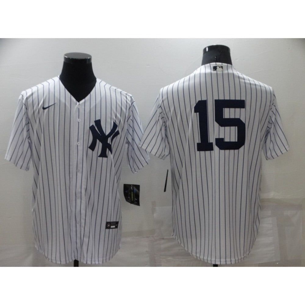 Men's New York Yankees #15 Thurman Munson White Cool Base Stitched Baseball Jersey
