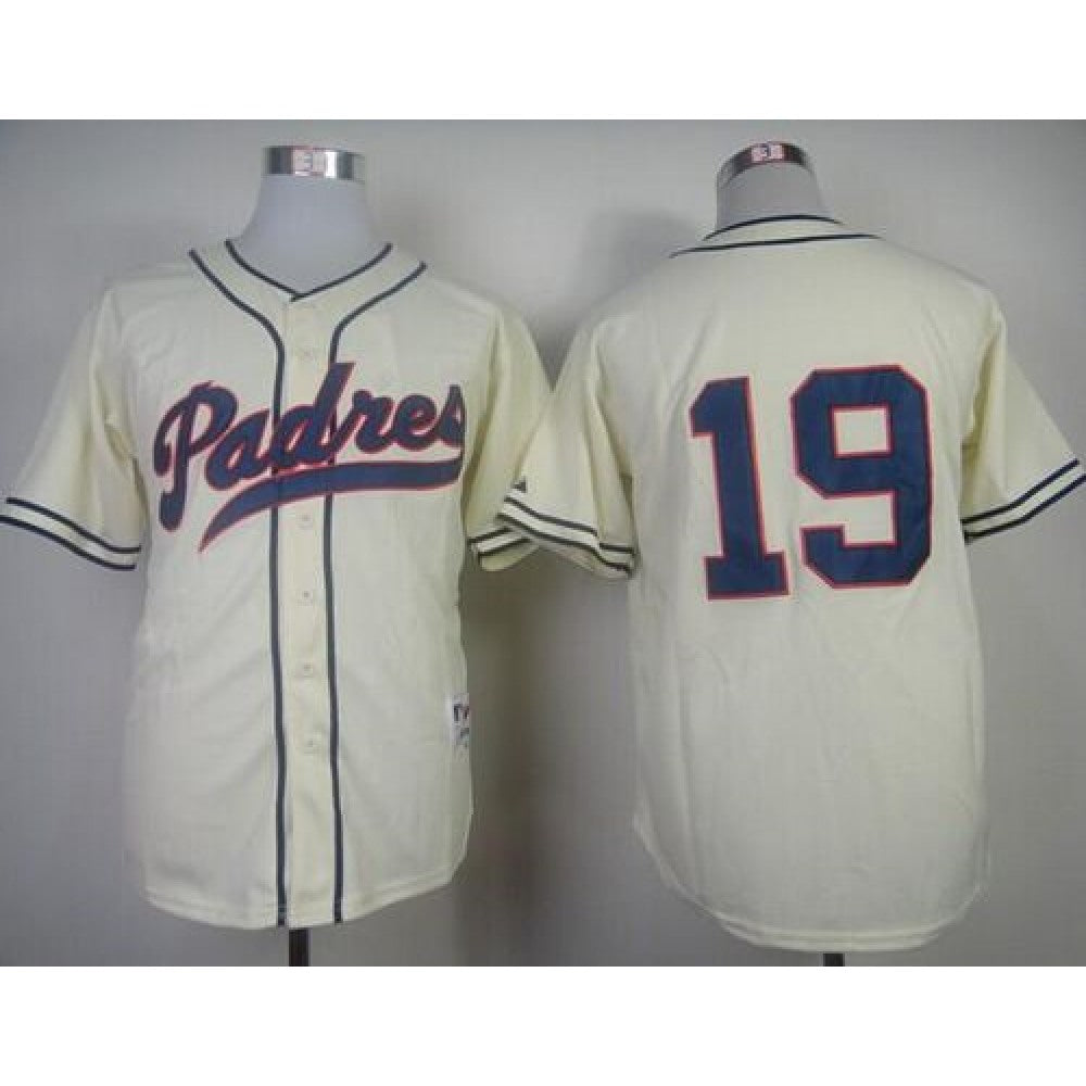 Padres #19 Tony Gwynn Cream 1948 Turn Back The Clock Stitched MLB Jersey