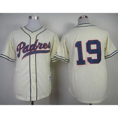 Padres #19 Tony Gwynn Cream 1948 Turn Back The Clock Stitched MLB Jersey